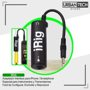 Adaptador Interface Irig Para Grabaciones y Transmisiones