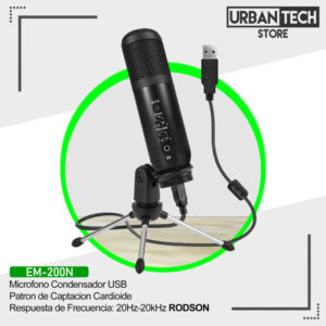 Micrófono Condensador Usb Rodson Em-200N