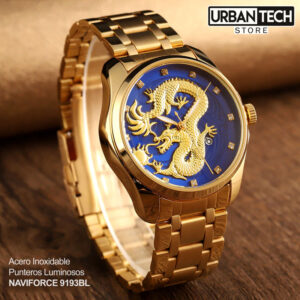 Reloj Skmei 9193 Gold Blue