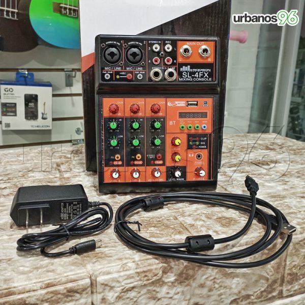 Mixer 4 Canales C/Interfaz Rodson SL-4FX - Imagen 5