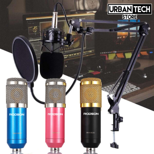 Pack Micrófono Rodson Bm-800 BL - Imagen 3
