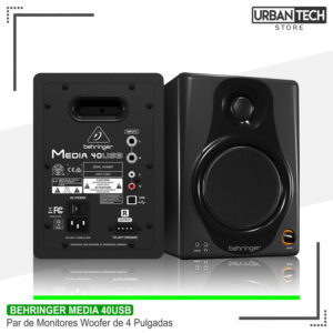 Par de Monitores Behringer Media 40USB