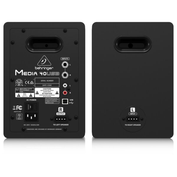 Par de Monitores Behringer Media 40USB - Imagen 4