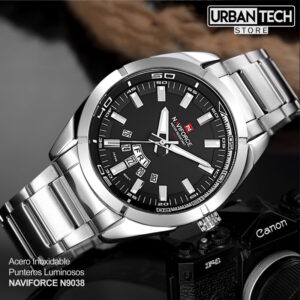 Reloj Naviforce N9038 Silver Black