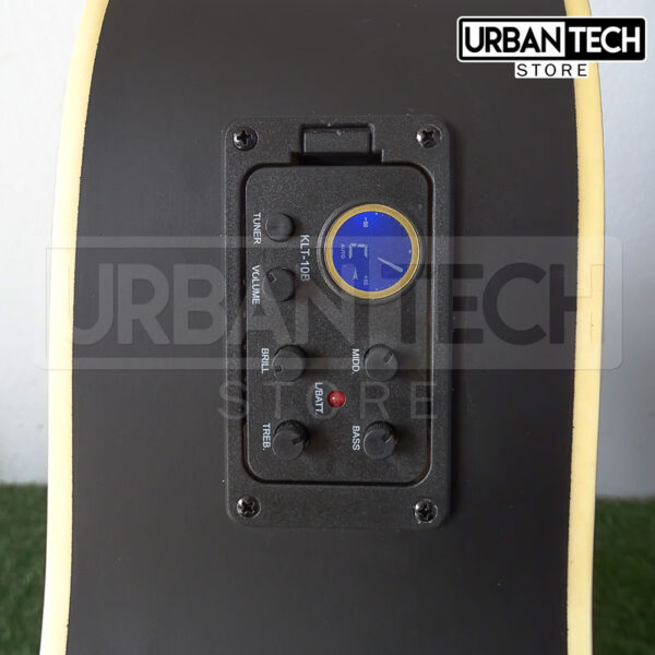 Guitarra Electroacústica Jumbo Havana / Scorpion 41 Pulgadas Q41 Negro Mate - Imagen 6
