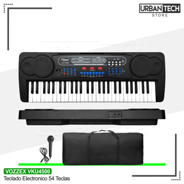 Teclado Electronico 54 Teclas Vozzex Vku-4500