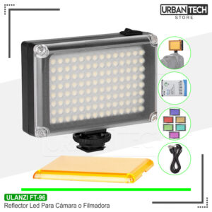 Reflector Led Recargable Para Cámara Ulanzi FT-96