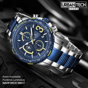 Reloj Naviforce N8017 Silver Blue