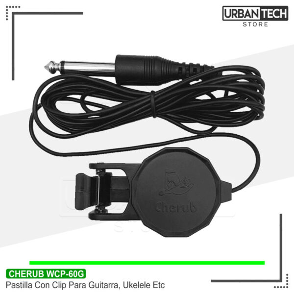 Pastilla con Clip Para Guitarra, Ukelele Wcp-60G Cherub / Musedo
