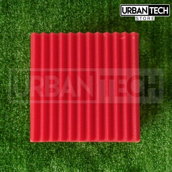 Espuma Acustica Rojo x12 Piezas T. Sierra 30x30x2.5cm - Imagen 3