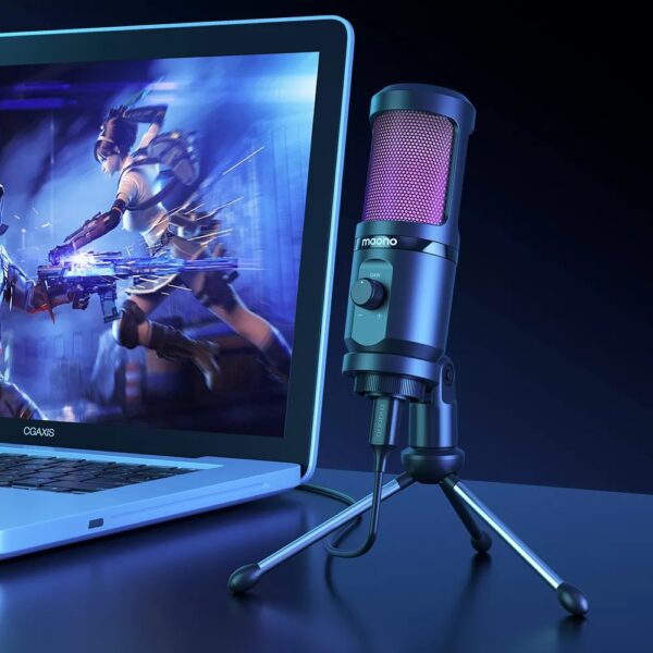 Micrófono Condensador Gamer Usb Maono PM461TR RGB - Imagen 2