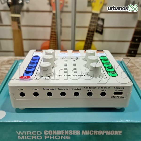 Tarjeta de Sonido en Vivo M8 Recargable - Imagen 3