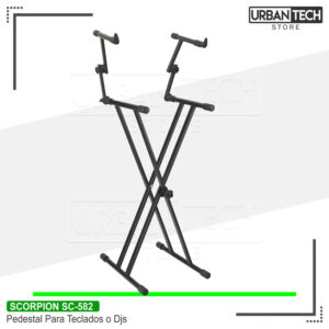 Pedestal Stand Para Teclados o Djs Scorpion Sc-582