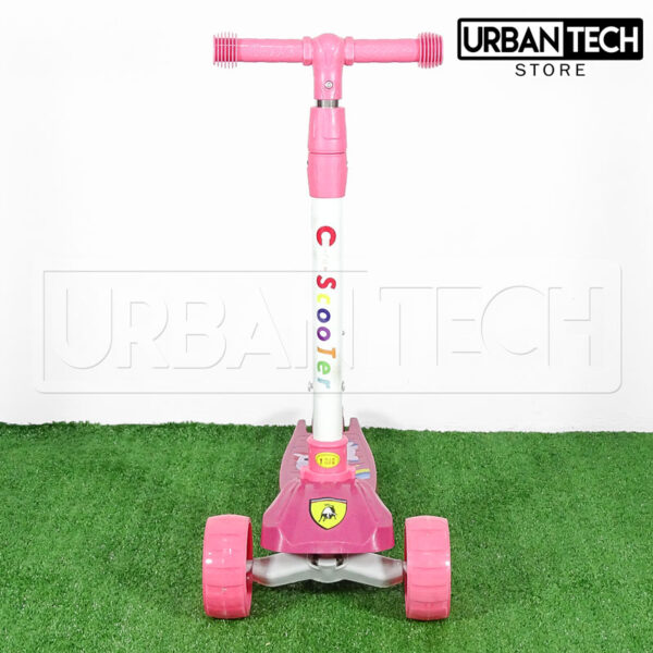 Scooter Plegable Con Luces Led Baby Style Ut-022 Pnk - Imagen 3