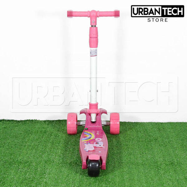 Scooter Plegable Con Luces Led Baby Style Ut-022 Pnk - Imagen 4