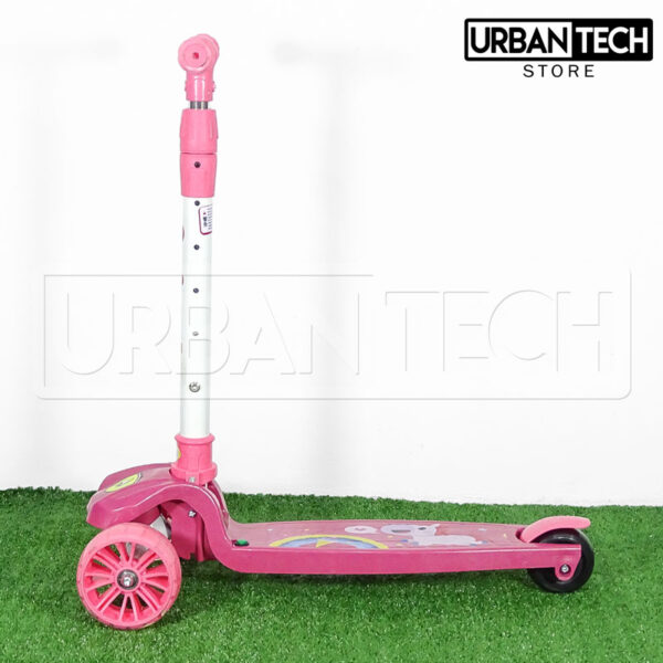 Scooter Plegable Con Luces Led Baby Style Ut-022 Pnk - Imagen 6
