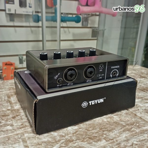 Interface de Audio Para Pc/Movil Teyun Q-16 2 Canales - Imagen 2
