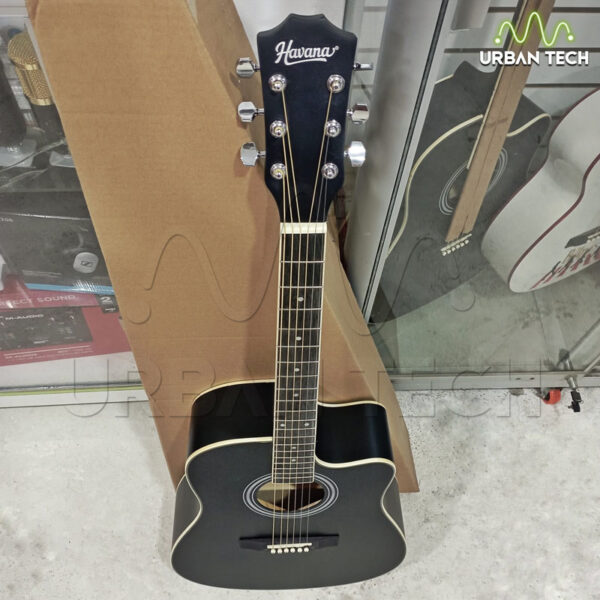 Guitarra Electroacústica Jumbo Havana / Scorpion 41 Pulgadas Q41 Negro Mate - Imagen 4