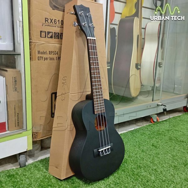 Ukelele Concierto 23 Pulgadas Electroacústico Qte Q-23EQ Bk - Imagen 2