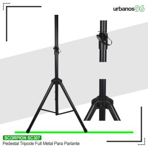Pedestal Tripode Full Metal Pesado Scorpion SC307